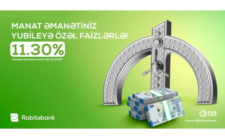 Rabitəbankdan yubileyə özəl əmanət kampaniyaları!