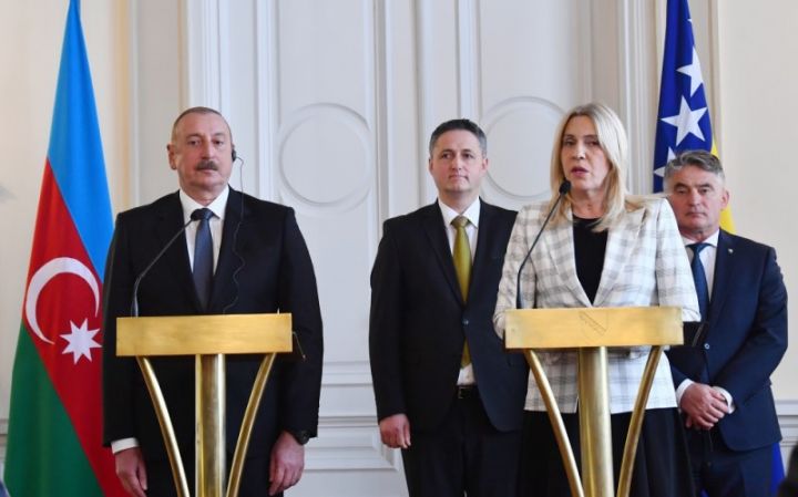 Əliyev  və Tsviyanoviçin mətbuata bəyanatları