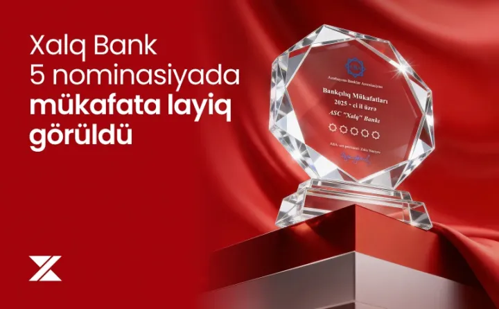 Xalq Bank 5 nominasiya üzrə mükafata layiq görülüb