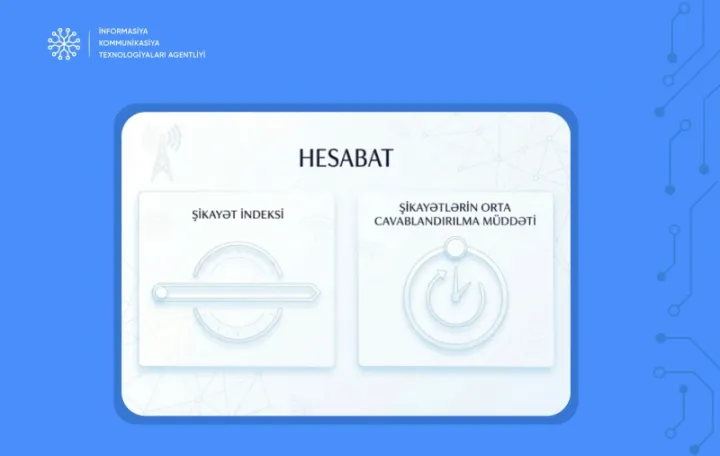 İKTA yeni şikayət indeksi və şikayətlərin orta cavablandırılma müddəti hesabatını dərc edib