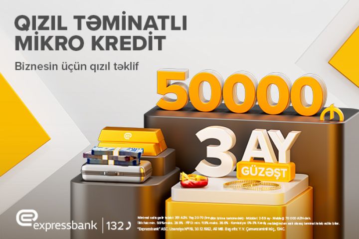 Expressbank-dan sahibkarlar üçün YENİ MƏHSUL
